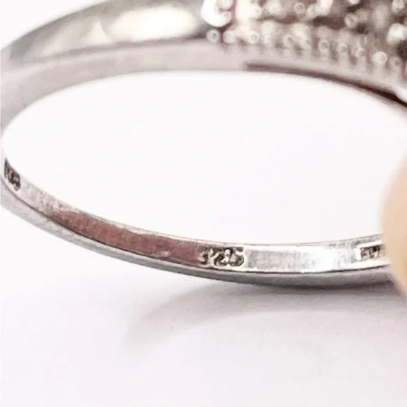 Size 7 Dark Purple amethyst heart 925 sterling silver ring - Picture 5 of 8